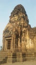 Monkeys at Phra Prang Sam Yot Temple in Lopburi, Thailand.