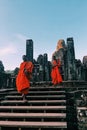 Monks at Bayon Temple