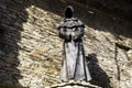 Sculpture and statue in Tallinn. The 3 monks of the Danish Garden. Estonia