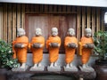 Novice Monks Royalty Free Stock Photo