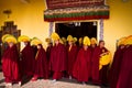 Monks of Gyuto monastery, Dharamshala, India