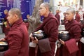 Monks at the Mahagandayon Monastery in Amarapura Myanmar