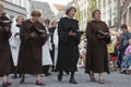 Monks marching in the parade