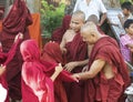 Monks Myanmar Burma Royalty Free Stock Photo