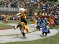 Monks Performing Pangteod Chaam & People Wittness It