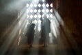 Monks Praying at Pagoda Temple in Bagan, Myanmar