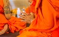 Monks of the religious rituals Royalty Free Stock Photo