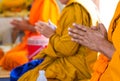 Monks of the religious rituals Royalty Free Stock Photo