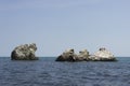 Monks rocks in the Black Sea