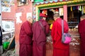 Monks in the Sertar buddhish college