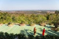 Monks at Tham Pha Daen Wat temple, Sakon Nakhon, Thailand