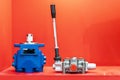 Mono block hydraulic valve leaves or manual directional control valve for control flow pressure and metal hydraulic pump for