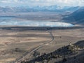 Mono Lake in the Eastern Sierra Nevada Range Royalty Free Stock Photo