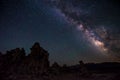 Mono Lake at Night Milky Way California Landscapes Royalty Free Stock Photo