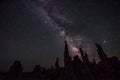 Mono Lake at Night Milky Way California Landscapes Royalty Free Stock Photo