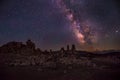 Mono Lake at Night Milky Way California Landscapes Royalty Free Stock Photo