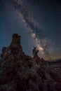 Mono Lake at Night Milky Way California Landscapes Royalty Free Stock Photo