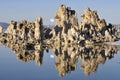 Mono Lake and the rising moon Royalty Free Stock Photo