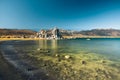 Mono Lake, a saline soda lake in Mono County, California.