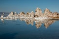 Mono Lake Tufa Reflections 2 Royalty Free Stock Photo