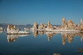 Mono Lake Tufa Reflections 7 Royalty Free Stock Photo