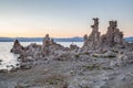 Mono Lake with tufa rock at sunset in Mono County, California, USA Royalty Free Stock Photo