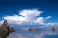 Mono lake tufas Royalty Free Stock Photo