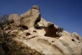 Mono lith Ston Boulders rocks-IDAR hills Ditrict Sabarkantha Royalty Free Stock Photo