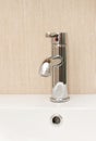 Monobloc bathroom tap Royalty Free Stock Photo