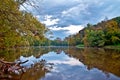 Monocacy River in the Fall Royalty Free Stock Photo
