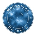 Monoceros Star Constellation, Unicorn Constellation Royalty Free Stock Photo