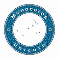 Monoceros Star Constellation, Unicorn Constellation Royalty Free Stock Photo