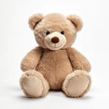 Monochromatic Beige Teddy Bear: A Captivating Artistic Creation