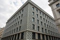 Monochromatic building with repeating patterns