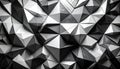 Monochromatic Geometric Faceted Surface Texture abstract pattern Royalty Free Stock Photo