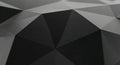 Monochromatic geometric low poly background with textured facets and sharp edges Royalty Free Stock Photo