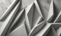 monochromatic geometric pattern composed intersecting lines and angles, creating sense depth and complexity. Royalty Free Stock Photo