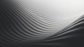 Monochromatic image of undulating fabric in grayscale