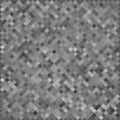 a monochromatic mosaic composed of small squares in varying shades of gray.