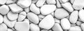 Monochromatic pebble composition with elegant rounded forms and sleek textures Royalty Free Stock Photo