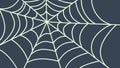 Monochromatic Spiderweb Pattern Design Element, vector design Generative AI Royalty Free Stock Photo