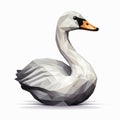 Goose Image: Low Poly Vector Illustration With Clean Lines