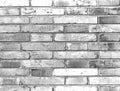 Monochrome abstract brick wall