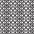 Intricate black and white geometric pattern with repeating hexagonal Royalty Free Stock Photo
