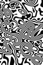 Monochrome Abstract Pattern with Dynamic Swirling Lines and Organic Shapes Creating a Bold Visual Texture