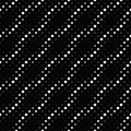 Monochrome abstract rounded diagonal square pattern background Royalty Free Stock Photo