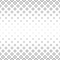 Monochrome abstract square pattern background - black and white geometric vector graphic from diagonal rounded squares Royalty Free Stock Photo