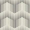 Monochrome Arrow Background. Seamless Halftone Pattern