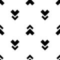 Monochrome arrow pattern