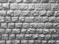Monochrome brick pattern concrete wall stone texture background
